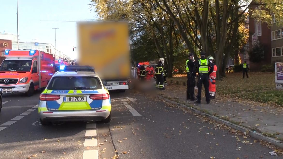 Radfahrer stirbt bei Lkw-Unfall in Hamburg