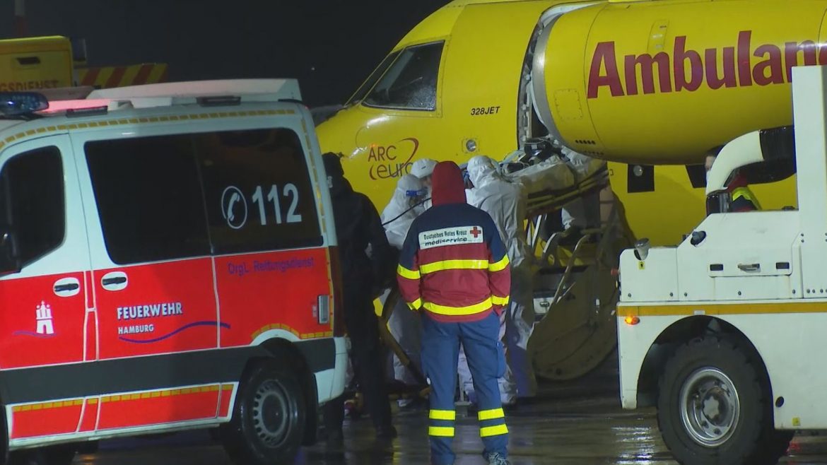 Zwei Corona-Patienten aus Bayern in Hamburg eingetroffen